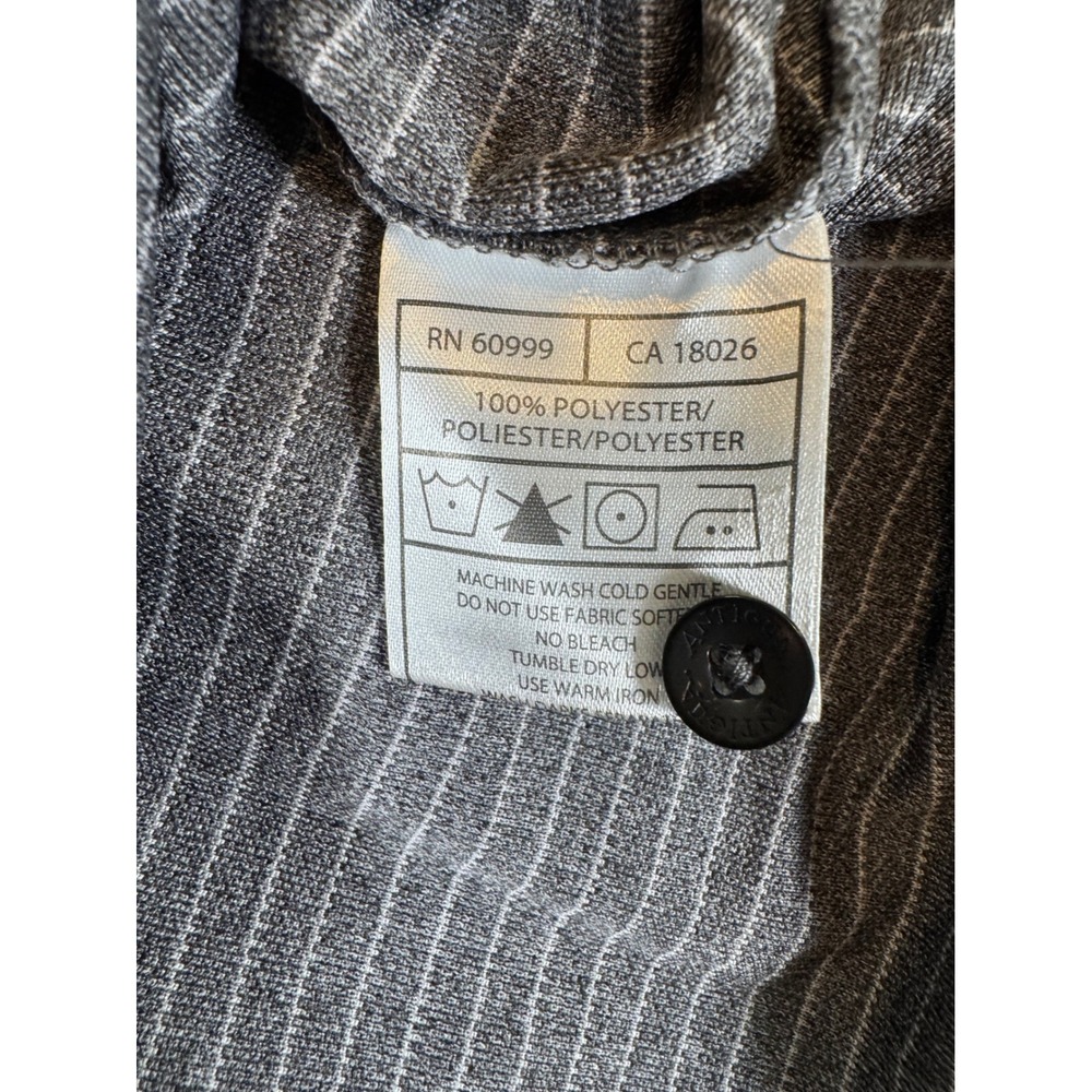 Antigua Tennessee Volunteers Mens Grey Striped Polo Shirt NCAA Vols Size M NEW - Picture 9 of 9